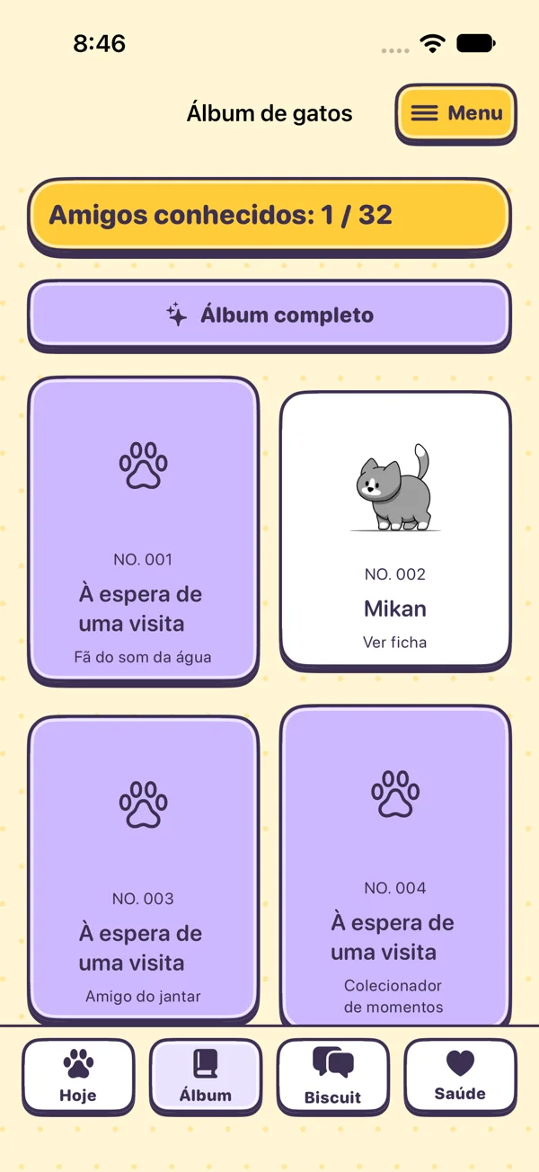 A coleção de gatos de KittyYard